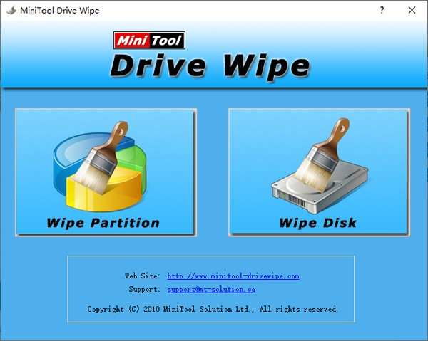 MiniTool Drive Wipe(磁盘数据擦除工具)
