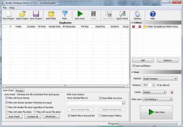Audio Dedupe(音频文件搜索工具)