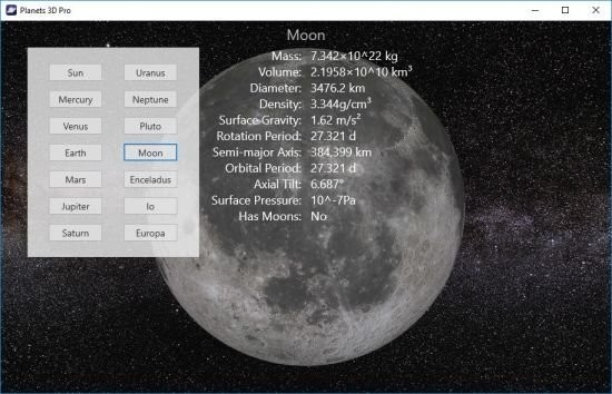 Planets 3D Pro(3D天文软件)