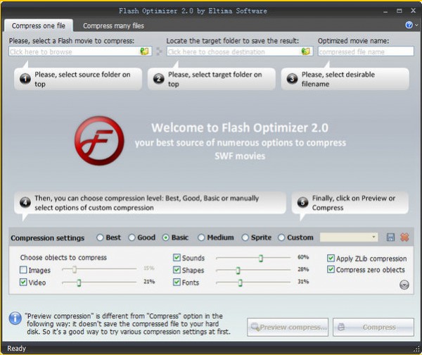 Flash压缩软件(Flash Optimizer)