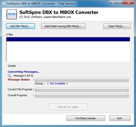 SoftSpire DBX to MBOX Converter(DBX转换成MBOX)