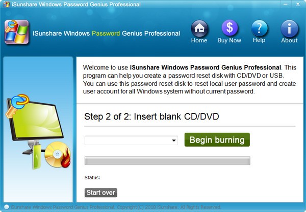 iSunshare Windows Password Genius Professional(密码恢复软件)