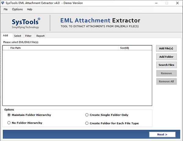 SysTools EML Attachment Extractor(邮件处理工具)