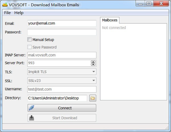 Vovsoft Download Mailbox Emails(邮件下载工具)