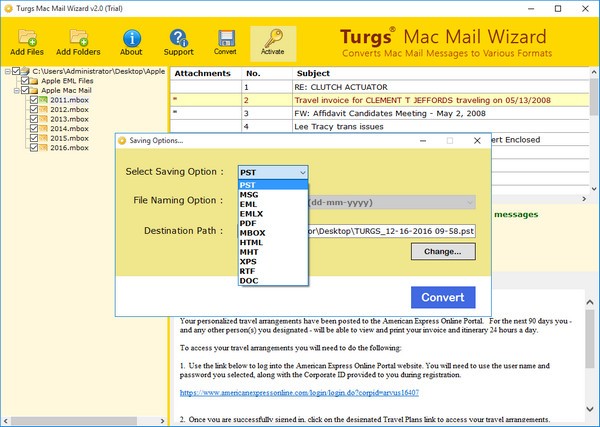 Turgs Mac Mail Wizard(Mac邮件迁移工具)