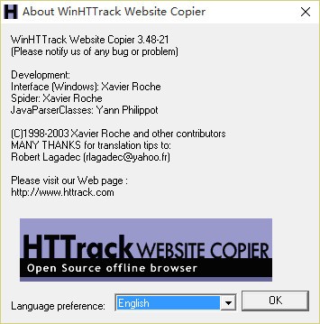 网站整站下载器(HTTrack Website Copier)