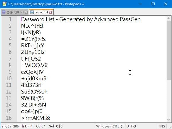 密码生成工具(Advanced PassGen)