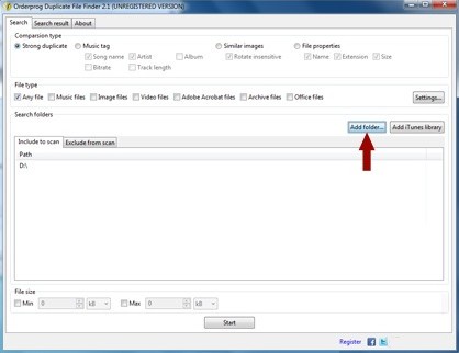 Orderprog Duplicate File Finder(文件查找和清理软件)