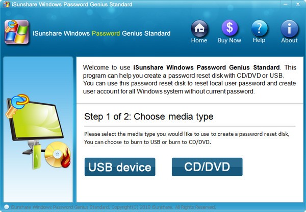 iSunshare Windows Password Genius(Windows密码恢复工具)