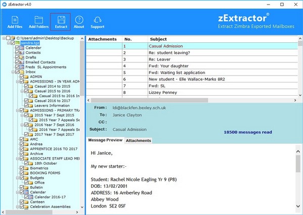 zExtractor(邮件提取工具)