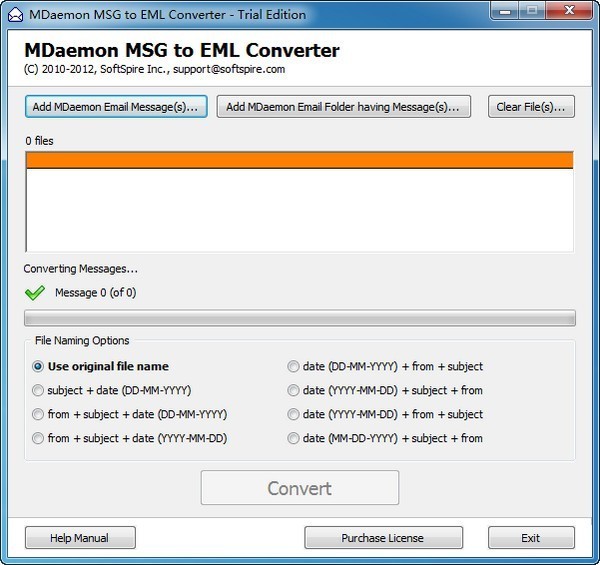 MDaemon MSG to EML Converter(MSG转换为EML)