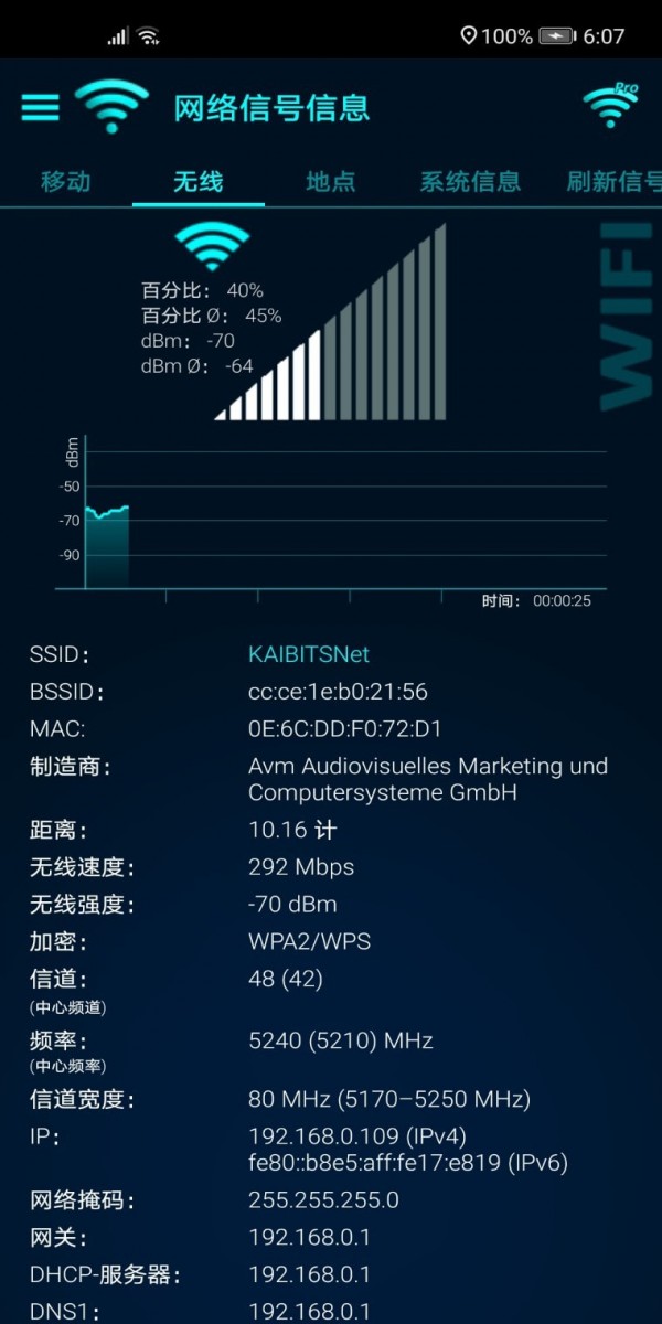 网络信号信息