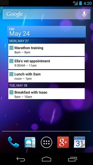 google calendar