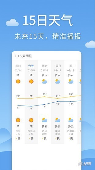 清新天气预报