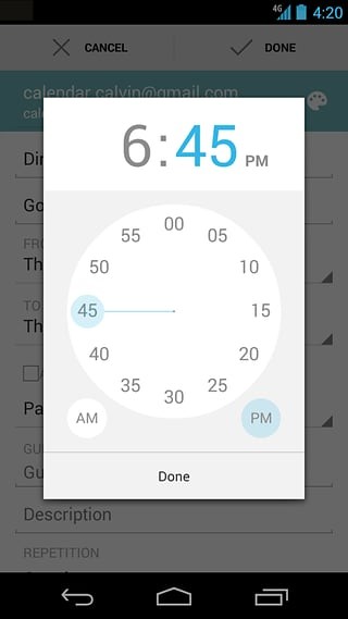 google calendar