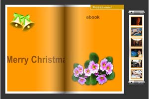 Ebook翻书的Flash模板