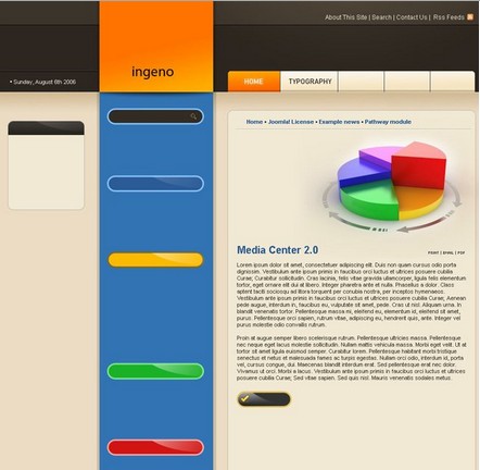 ingeno公司Joomla模板