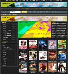 爱革CMS 电影网站模板 W000001,Movie