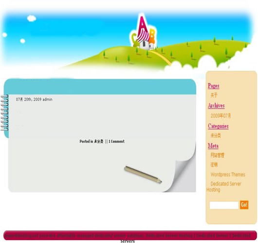 Wordpress Preschool模板