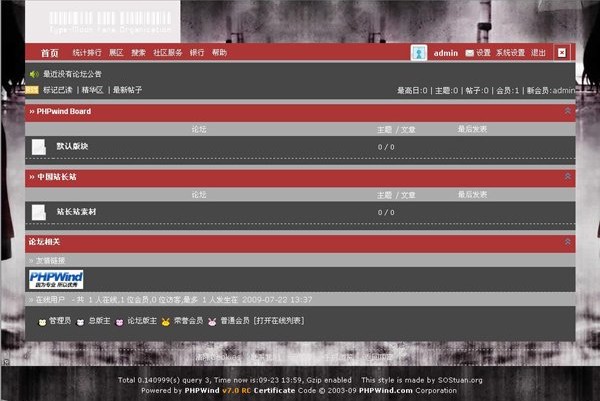 PHPWind 半透明模板