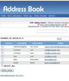 PHP Address Book