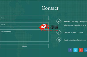 Developer个人简历响应式单页模板