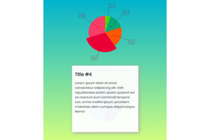 HTML5 SVG饼状图文字描述代码
