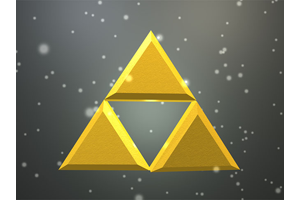 黄金三角形3d立体动画特效