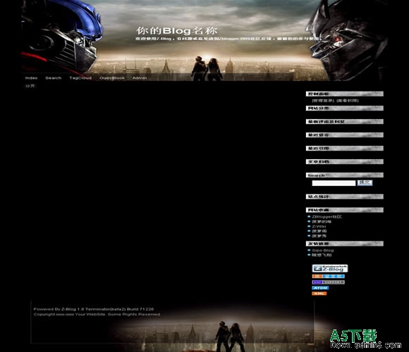 Z-Blog Transformers模板