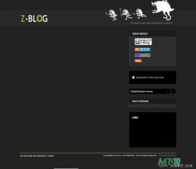 Z-Blog 黑色怪兽模板