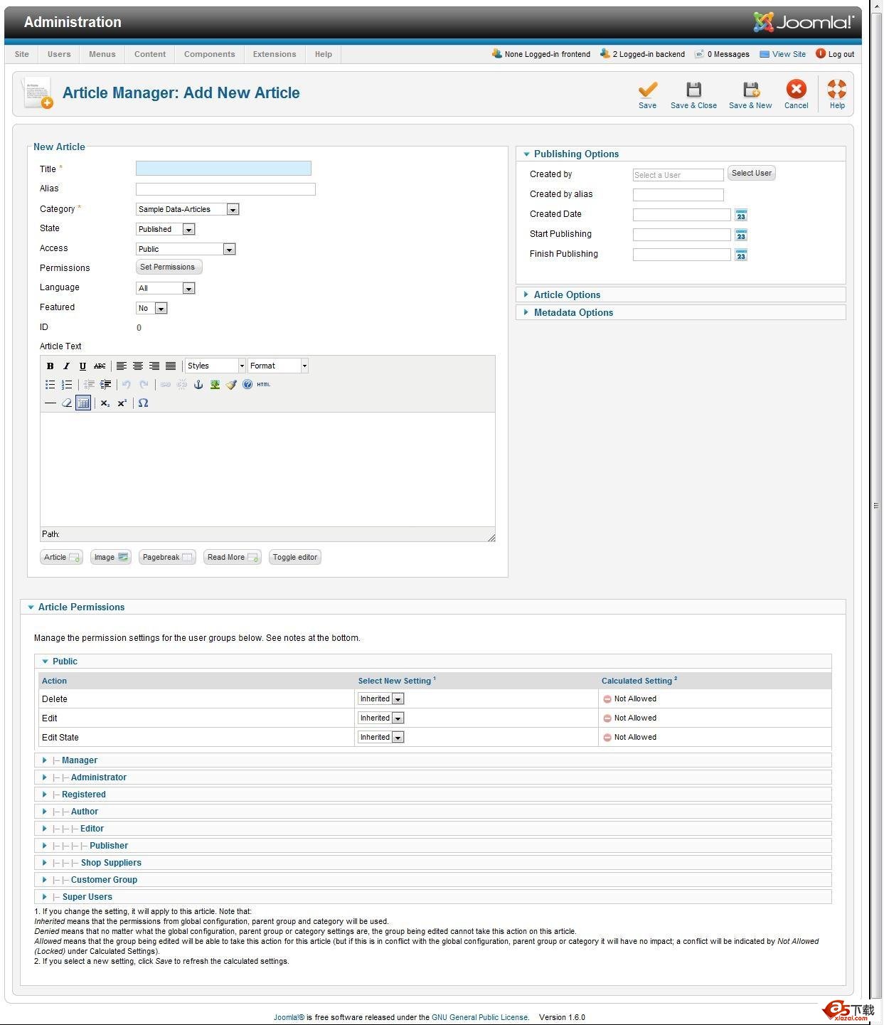 Joomla(囧啦)