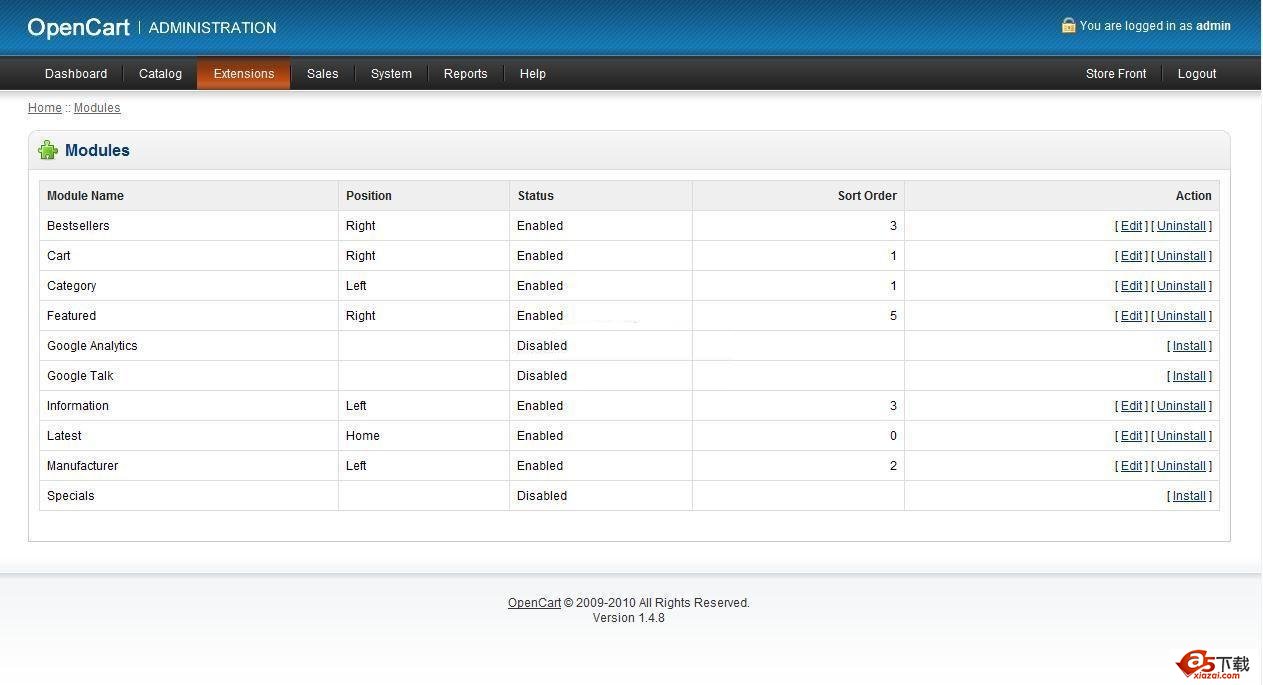 opencart