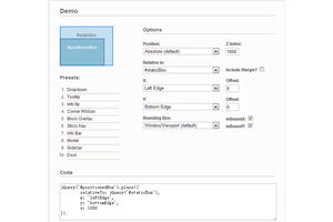 jquery元素相对定位插件