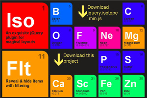 jQuery智能布局插件Isotope