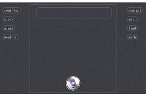 jQuery+CSS3仿iPhone4S Siri UI