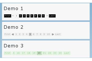 多款jQuery分页插件特效