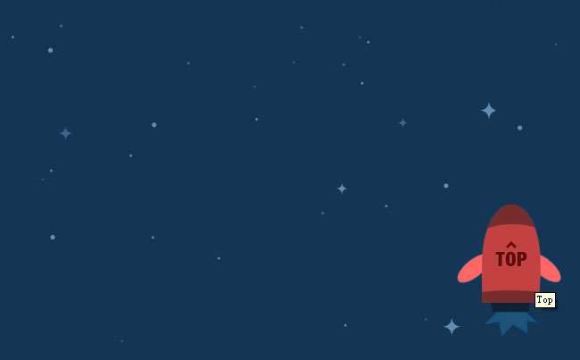 星空火箭置顶jQuery特效