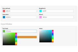 jQuery MiniColors颜色选择器