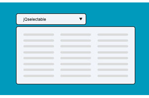 jQuery下拉列表插件jQselectable