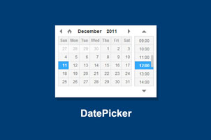 jQuery日期和时间插件DateTimePicker