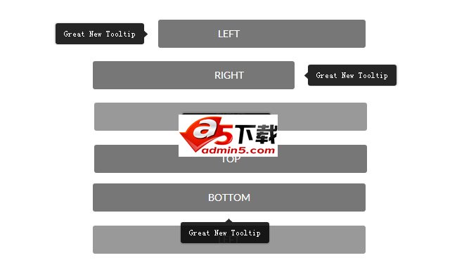 jQuery工具提示插件tipper