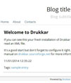 Drukkar博客源码