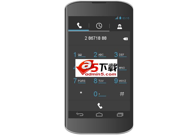 仿Nexus 4 拨号盘界面