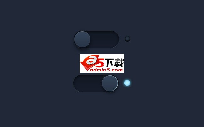 CSS3实现3D发光切换按钮