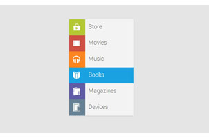 Google Play垂直菜单