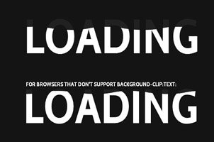 CSS3实现水位充满文字特效