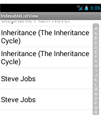 IndexableListView