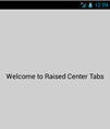 Raised Center Tab