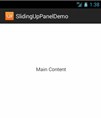 Sliding Up Panel