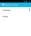 Contact Selector
